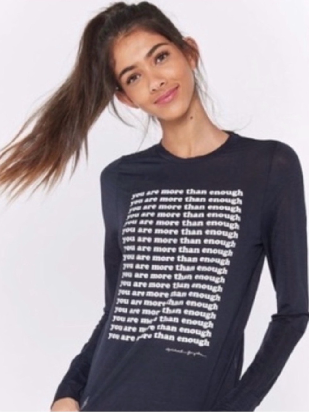 NWT Spiritual Gangster Black Long Sleeve Graphic Tee size XS